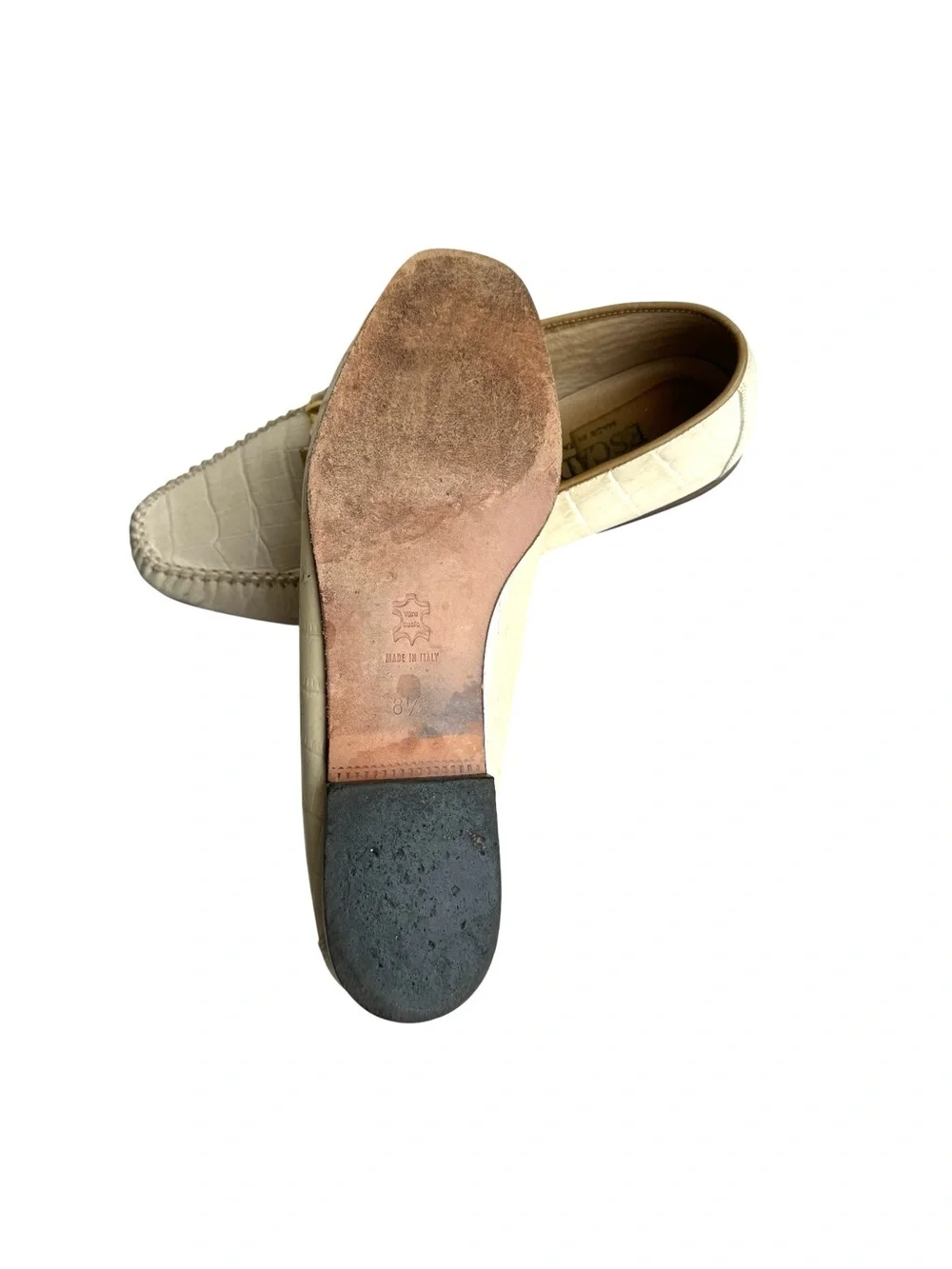 Escada croc embossed